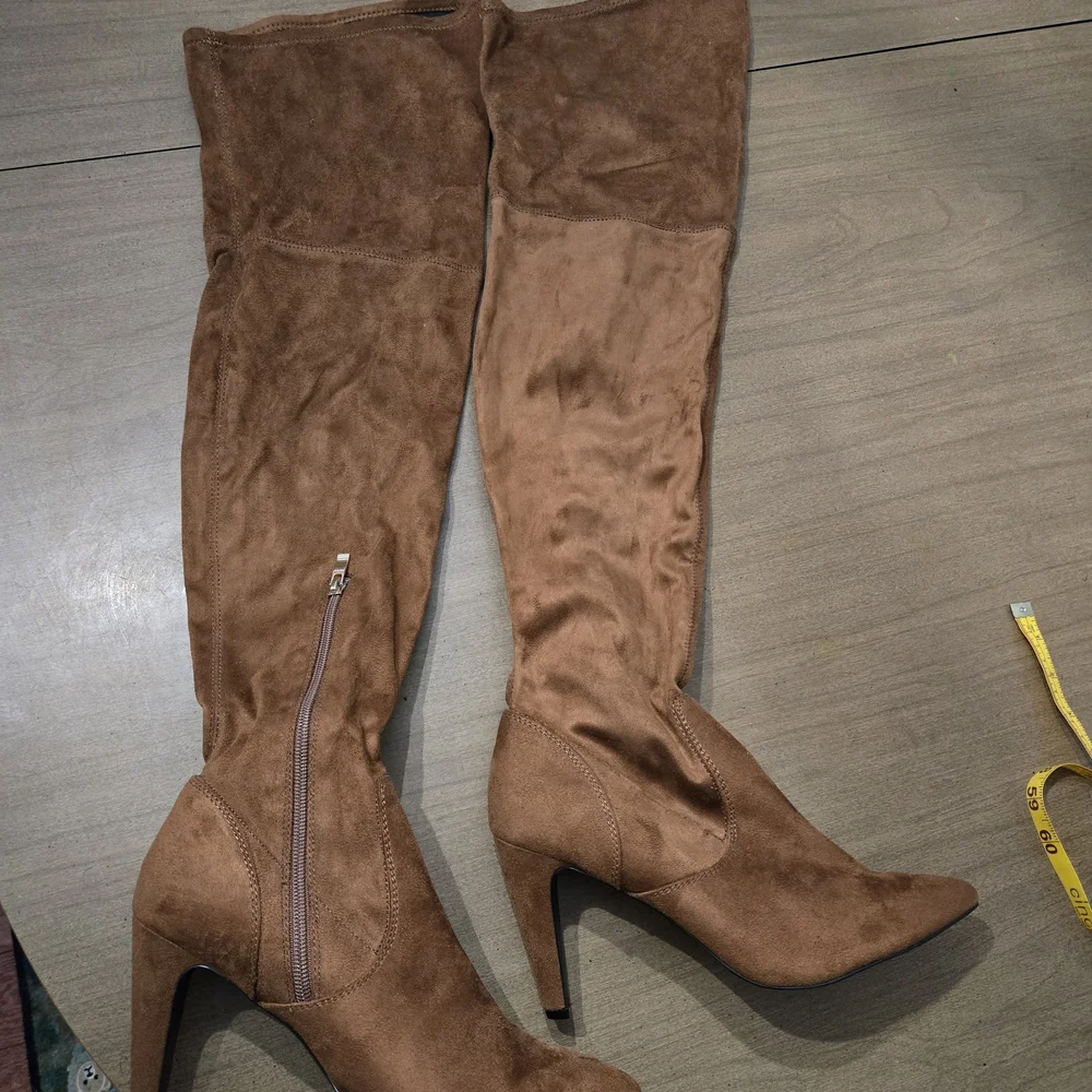 Dream Pairs Brown Over-the-Knee Boots